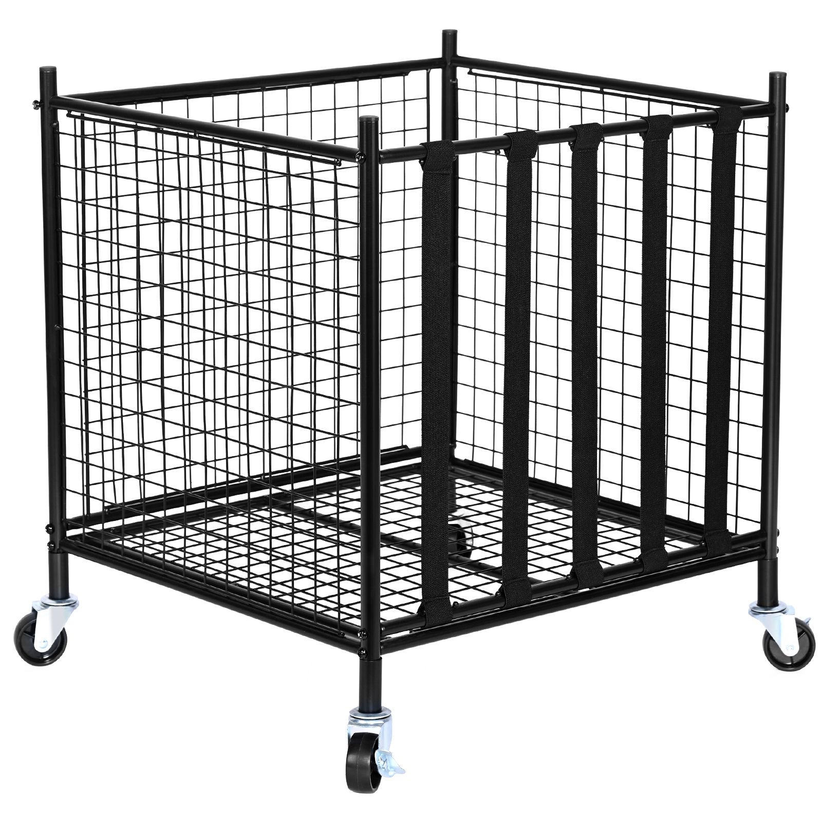 Sports Equipment Organizer Garage - Carrello Porta Palloni Sportivi con Ruote,