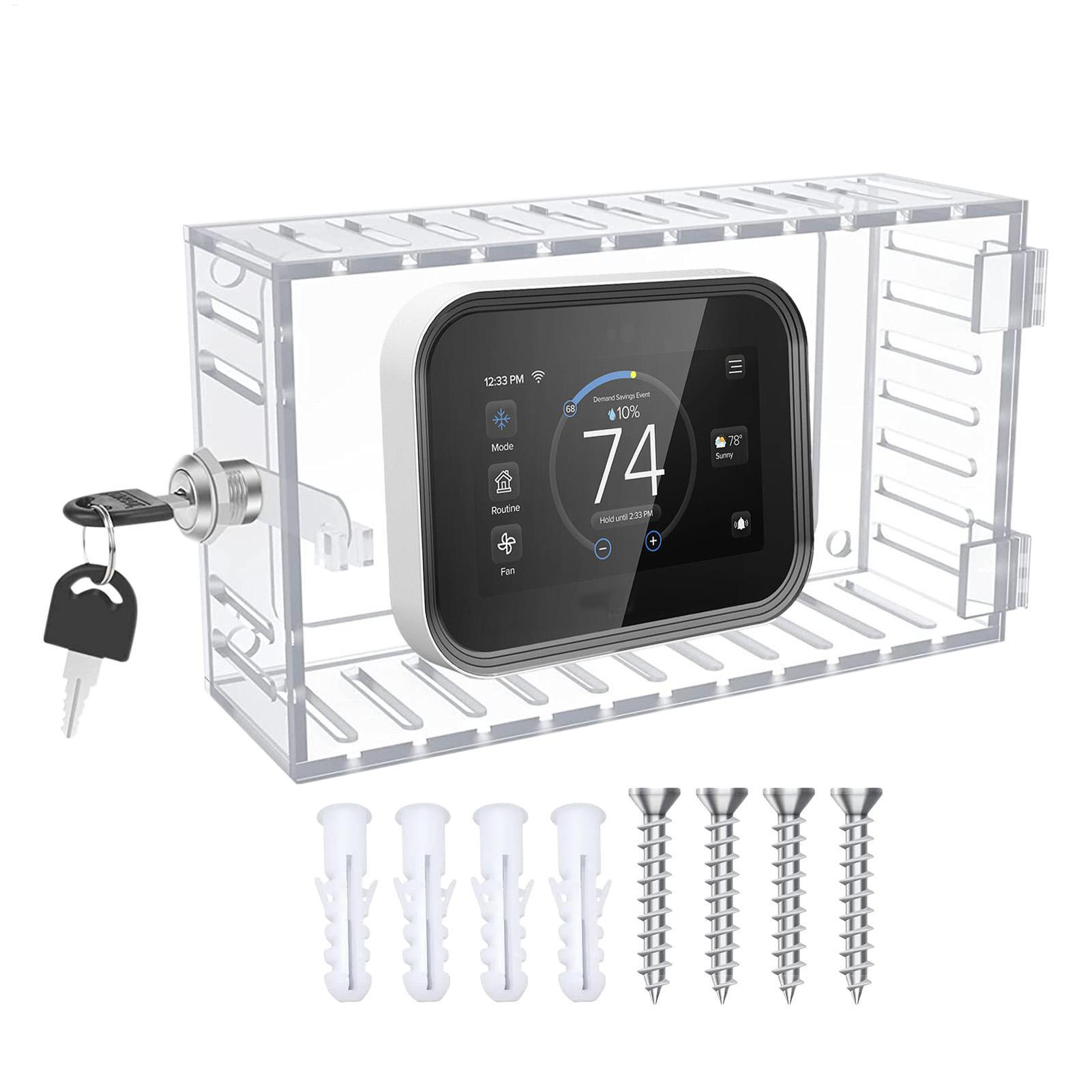 Sports Equipment Organizer Garage - Scatola di Protezione per Termostato Trasparente