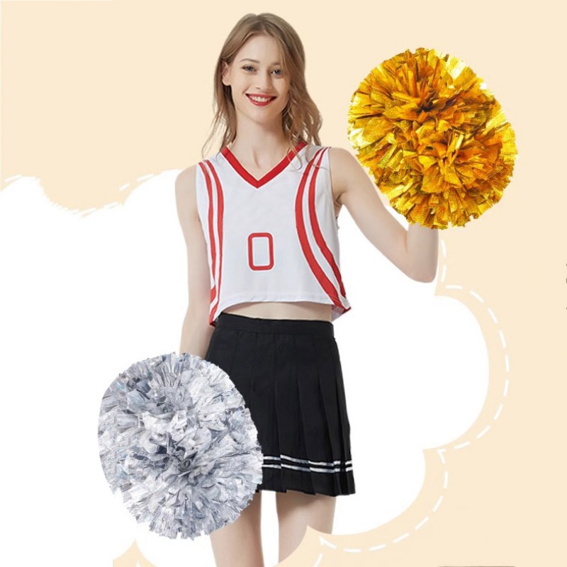2 pezzi Cheerleading Pom Poms  - Cheerleading Pom Pom recensione e prezzo