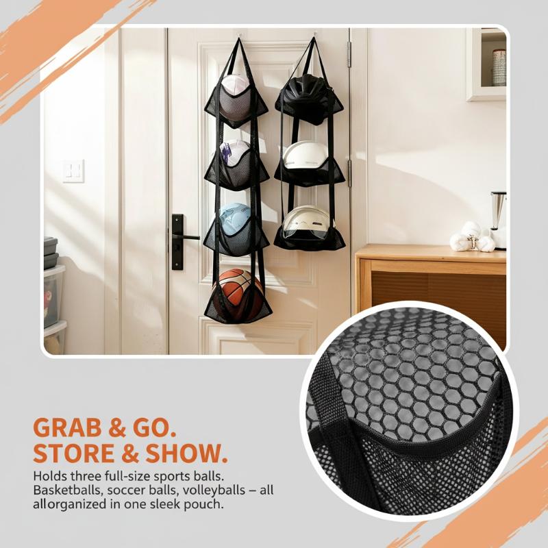 Borsa a rete da parete per pal - Sports Equipment Organizer Garage recensione e prezzo