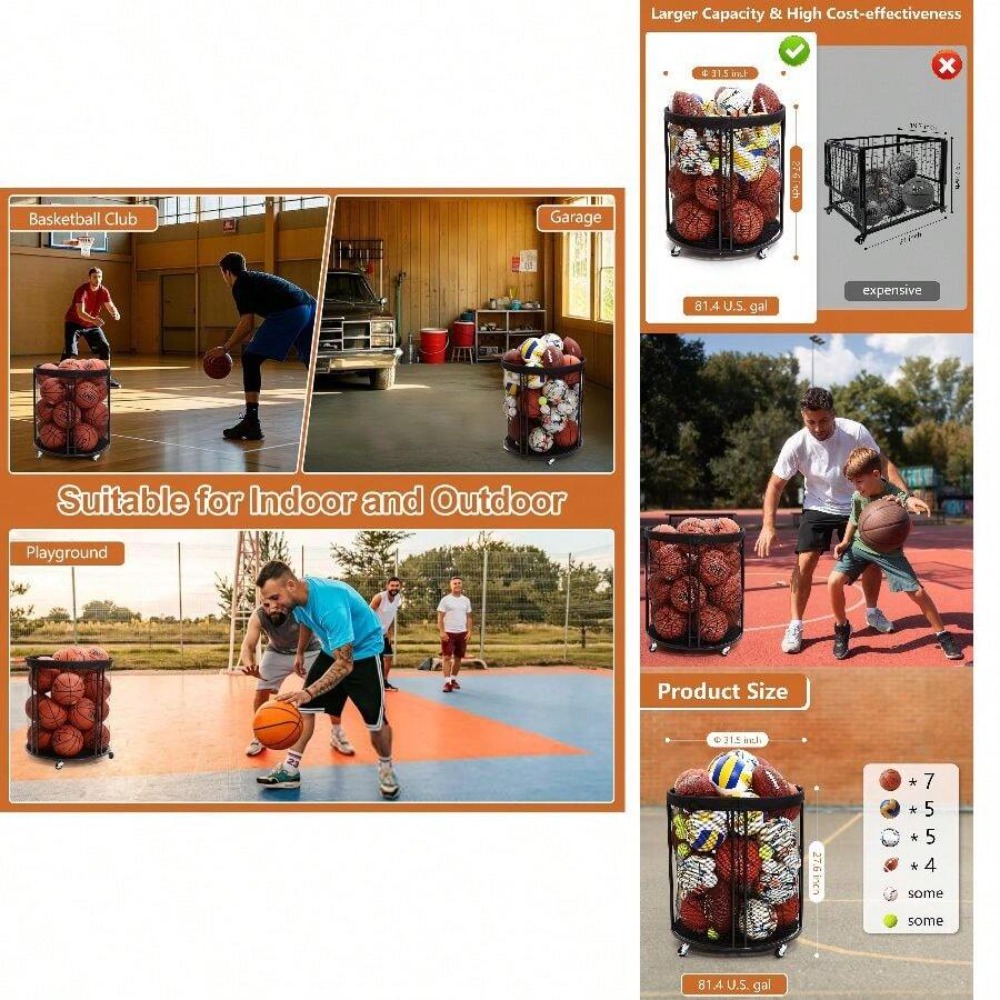 Carrello Portapalloni Resisten - Sports Equipment Organizer Garage recensione e prezzo