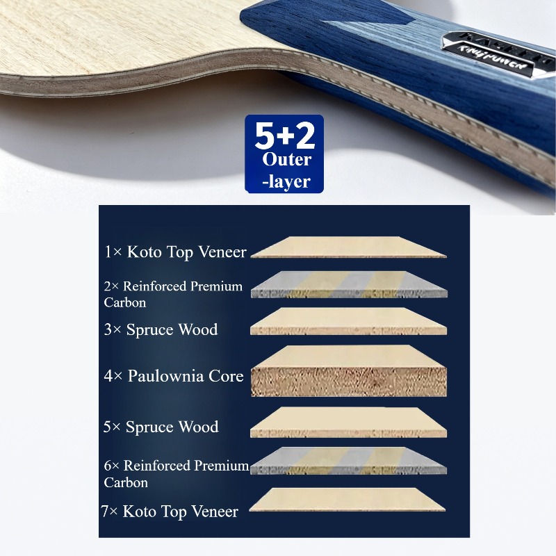 KASEED KING POWER S211 Racchet - Table Tennis Paddle recensione e prezzo