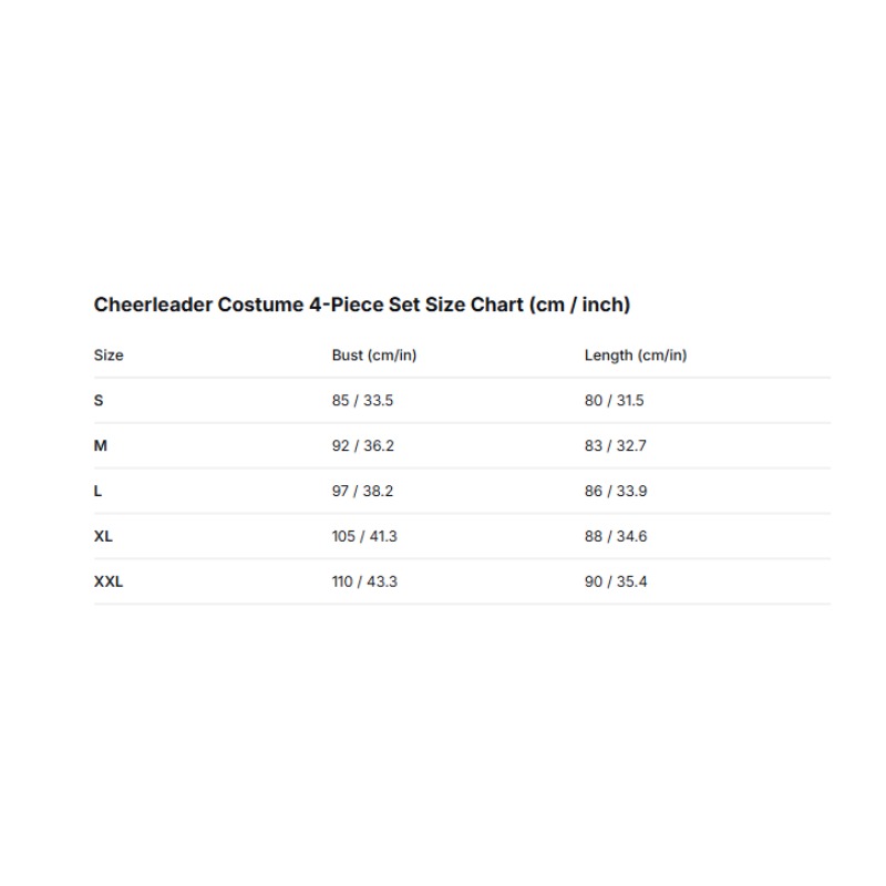 Set Costume da Cheerleader per - Cheerleading Pom Pom recensione e prezzo