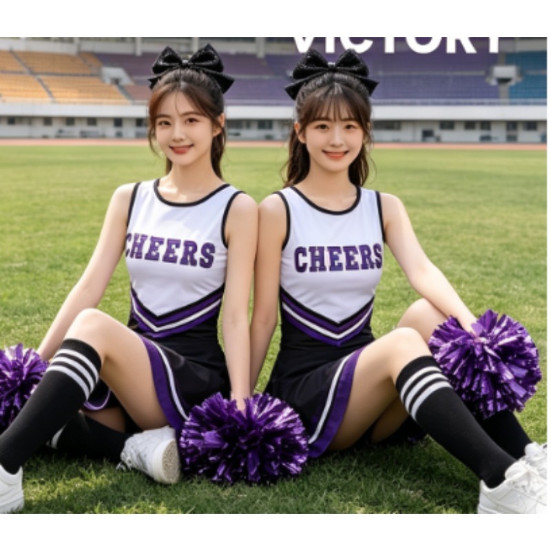 Set Costume da Cheerleader per - Cheerleading Pom Pom recensione e prezzo