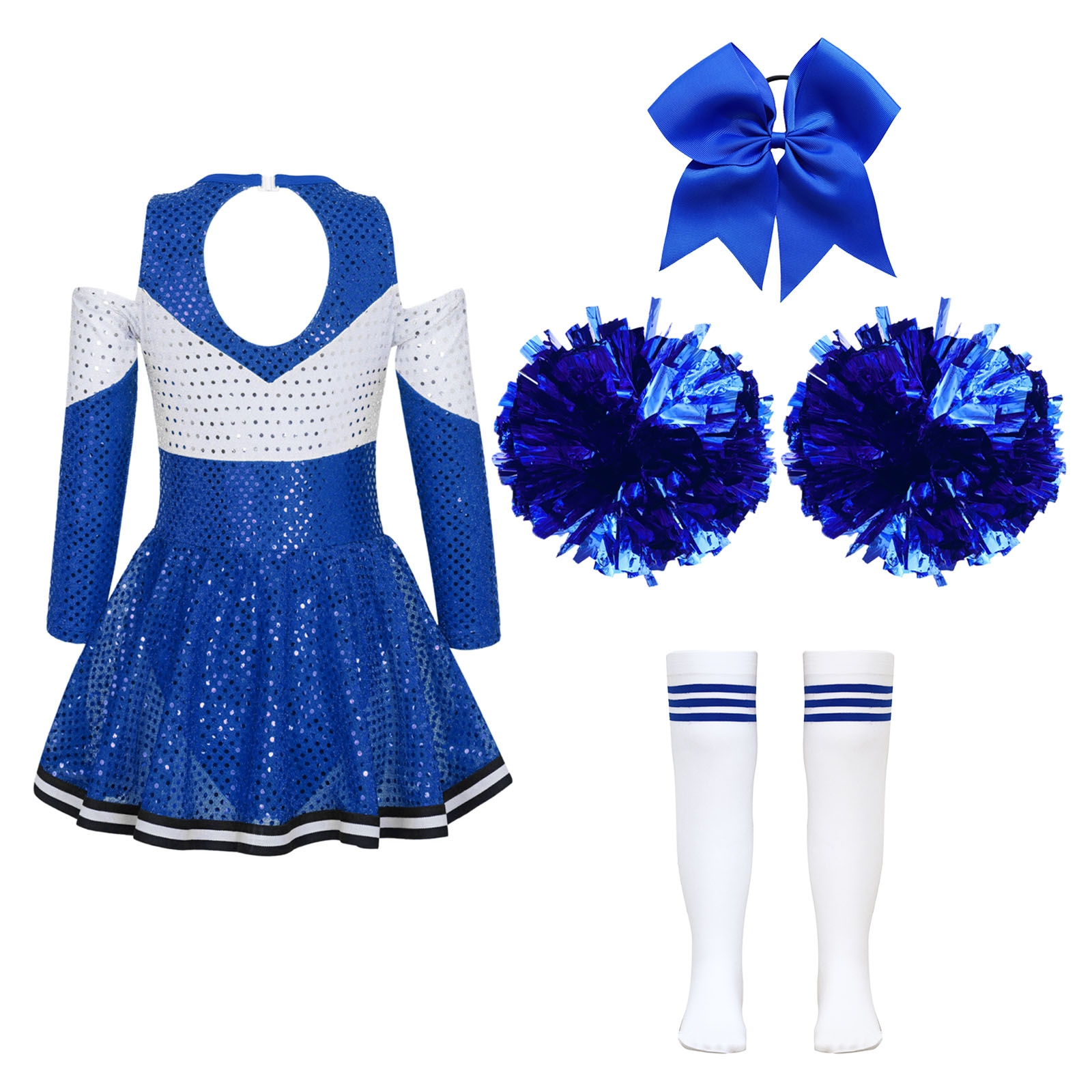 Costume da Cheerleader per Bam - Cheerleading Pom Pom recensione e prezzo