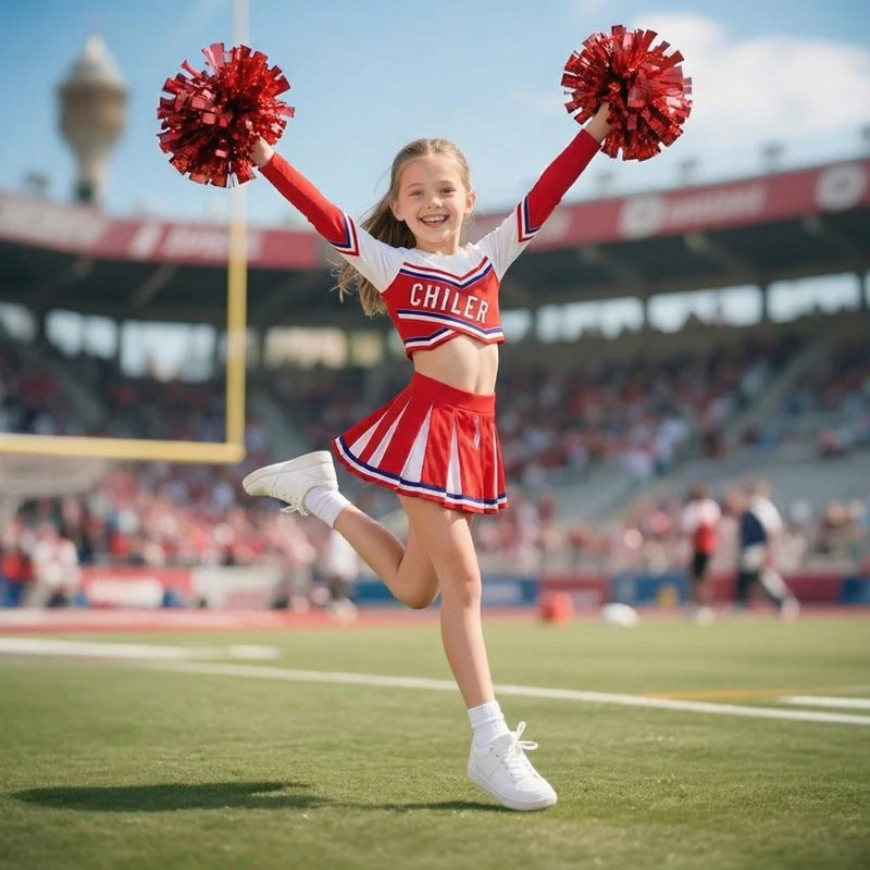 Costume da Cheerleader per Rag - Cheerleading Pom Pom recensione e prezzo