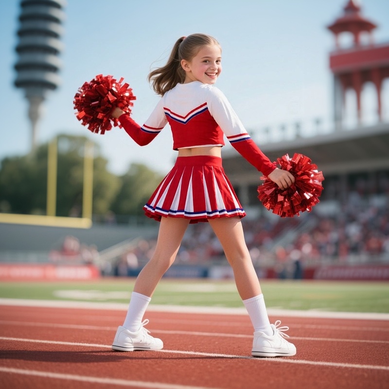 Costume da Cheerleader per Rag - Cheerleading Pom Pom recensione e prezzo